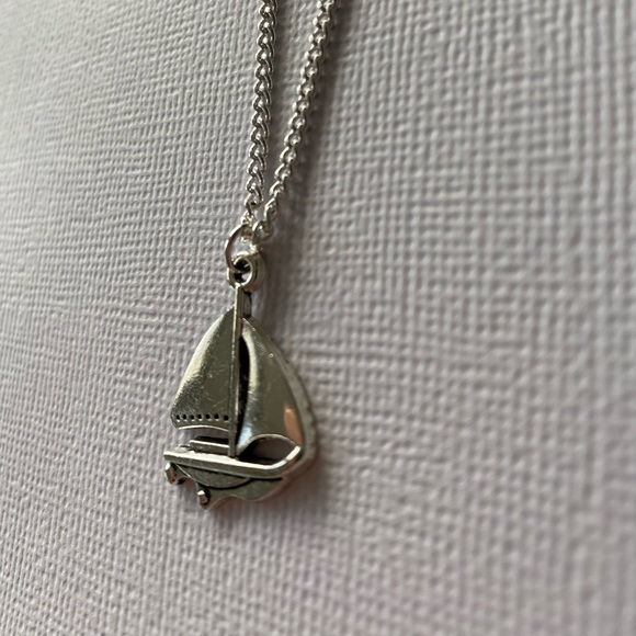 Sailboat Pendant Necklace - Picture 3 of 5